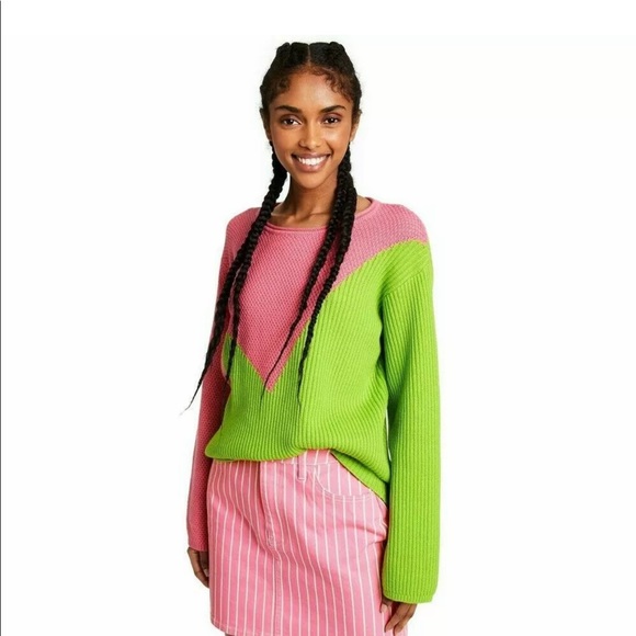 NWT Victor Glemaud x Target Colorblock Pullover - Sz S - Picture 2 of 3